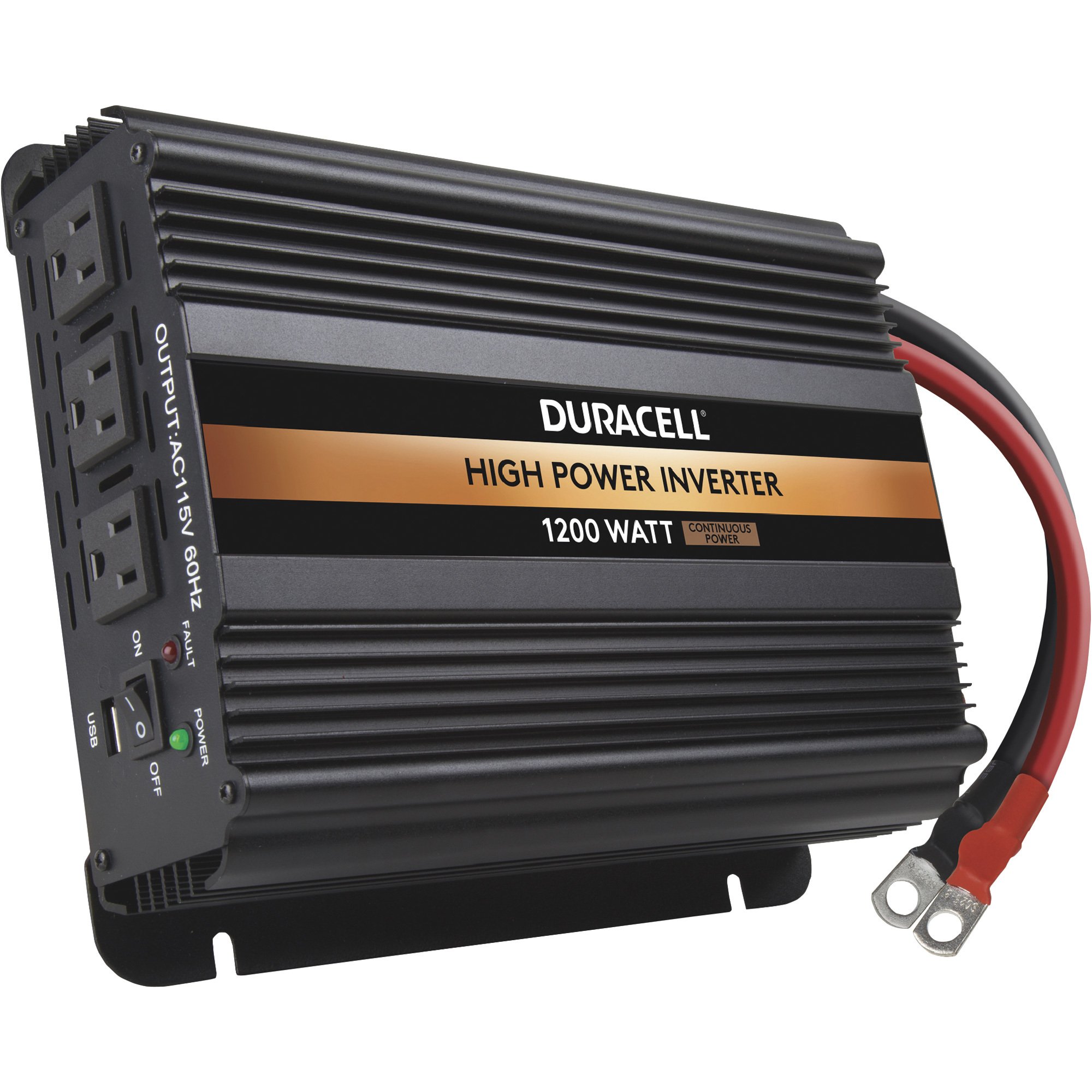 Duracell Modified Sine Wave Power Inverter — 1200 Watts, Model# DRINV1200